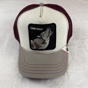 Goorin Brothers The Farm Lone Wolf Snapback Trucker Hat Cap NWT **
